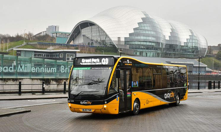 Better buses introduced to help play an important part in the economic and environmental recovery of Newcastle’s city and Quayside 