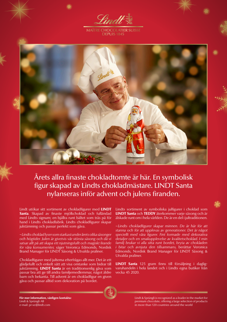 Lindt Santa