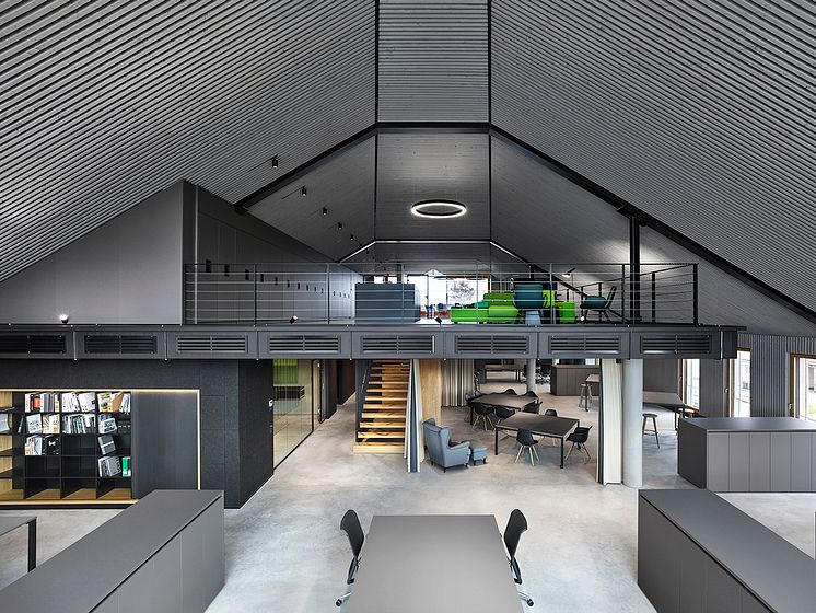 Offene, moderne Arbeitswelten im Büro von w:architekten