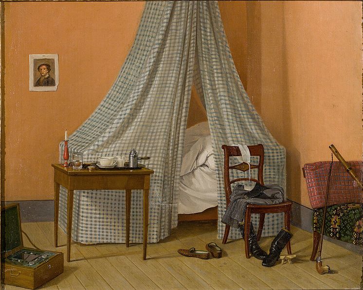 NM.0087590. Målning. Sverige. 1830-tal. Foto Peter Segemark, Nordiska museet.