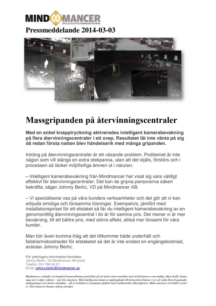 Massgripanden på återvinningscentraler