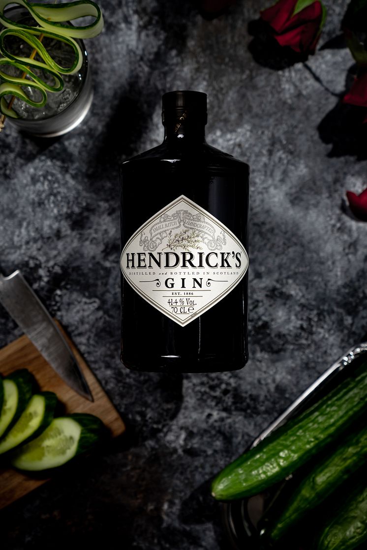 Hendrick's Gin närbild
