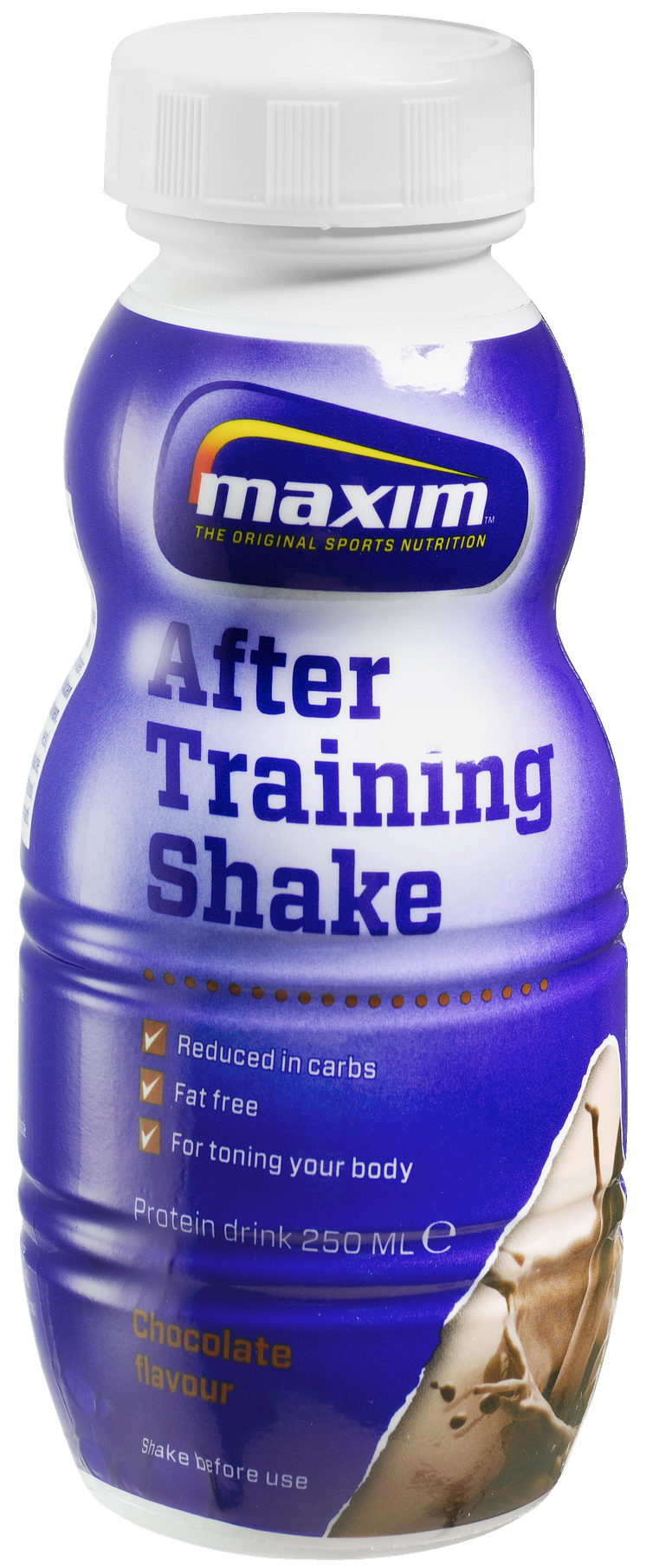 Maxim After Training Shake -proteiinijuoma, 250 ml, suklaa