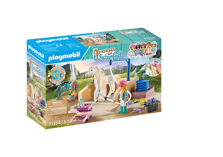 Isabella & Lioness mit Waschplatz (71354) von PLAYMOBIL