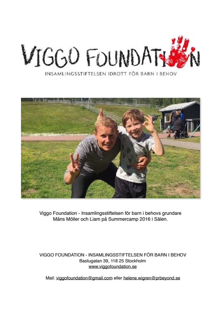 Viggo Foundation och Viggoloppet i samarbete med Kistaloppet 22 september