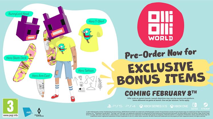 OlliOlli World Pre-Order EN-PEGI