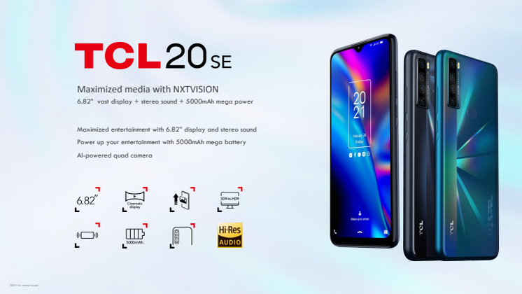 Produktark TCL 20SE