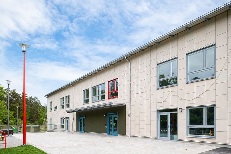 Förskolan Den röda tråden i Farsta. SISAB