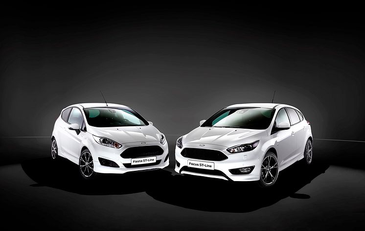 A Ford bemutatja az új ST-Line termékcsaládot: ma elindult az új Fiesta ST-Line és a Focus ST-Line gyártása, az új sportos modellek július végétől átvehetők a magyar kereskedésekben