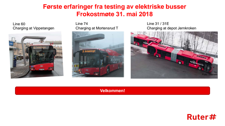 Erfaringer fra testing av elektriske busser