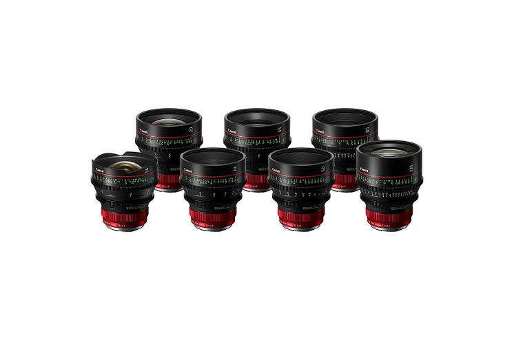 Canon CN-R Prime Lens Set
