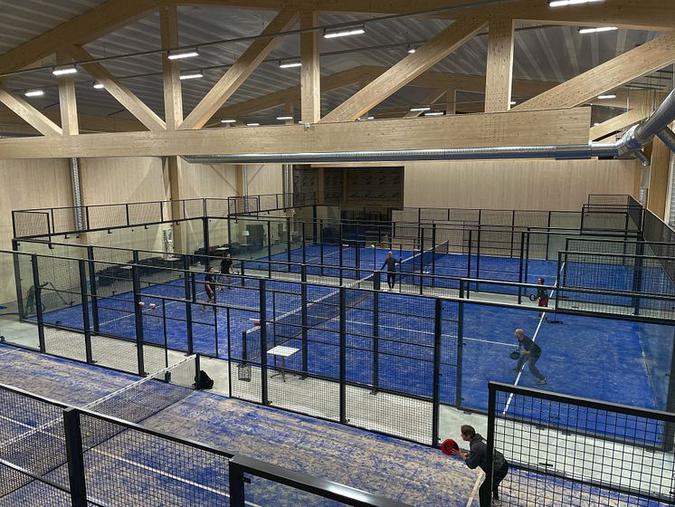 Järvsö padel – en satsning som ska hålla i hundra år