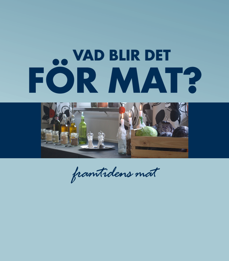 Folder: Vad blir det för mat? Framtidens mat