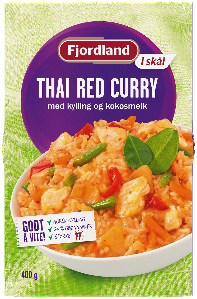 Fjordland i skål Thai Red Curry 