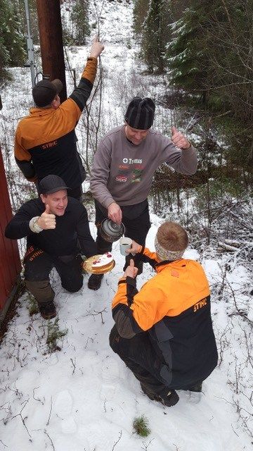 Jubel- rett vei for hogst 