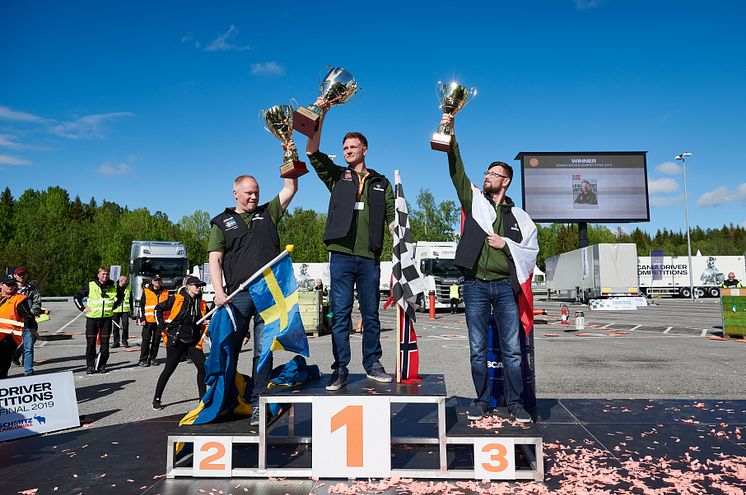 Die Sieger der Scania Driver Competitions 2019