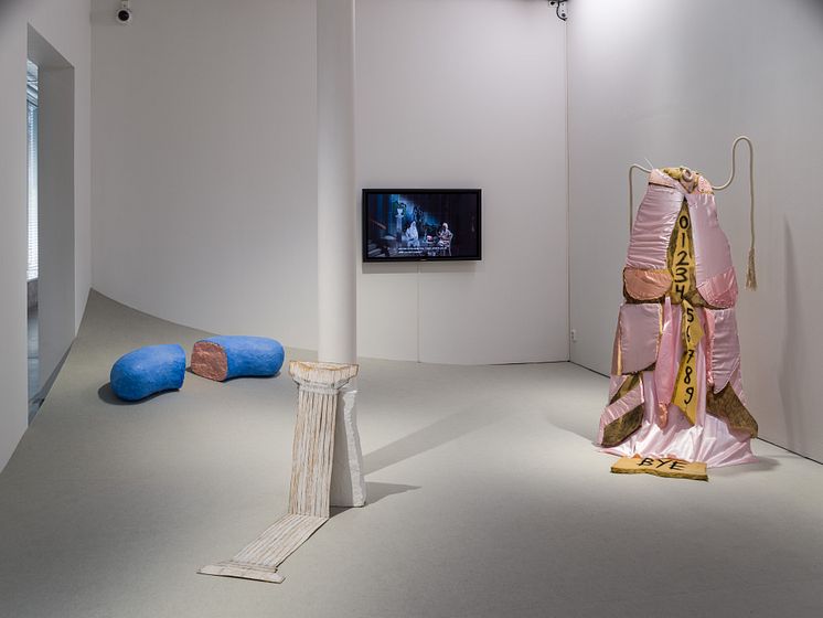 Iris Smeds, The Average, 2019, installationsvy Bonniers Konsthall 2019