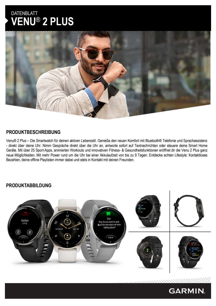 Garmin Datenblatt Venu 2 Plus CE