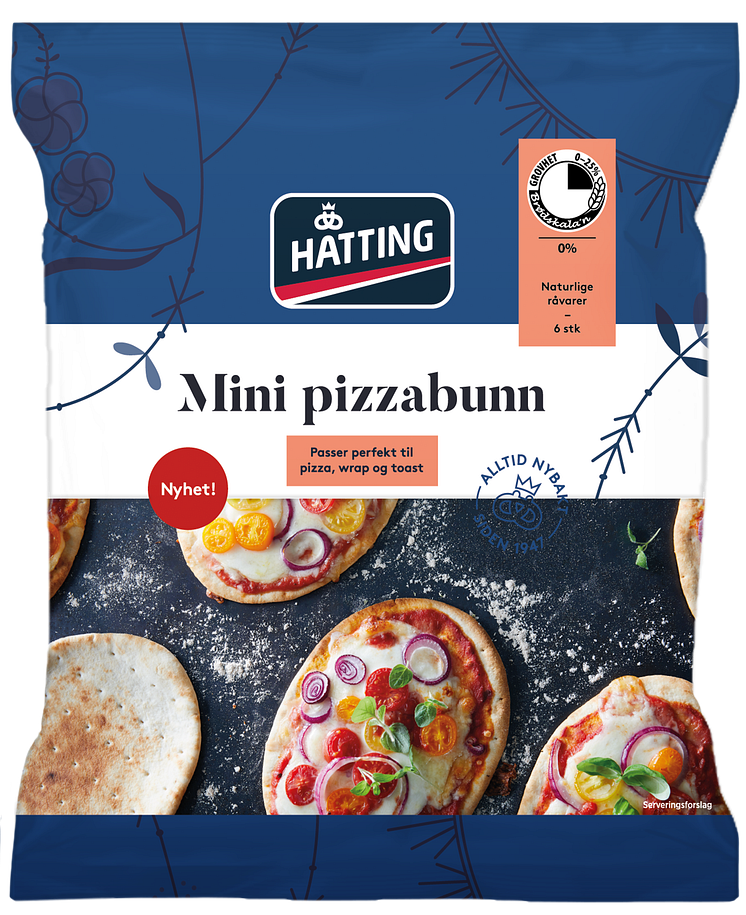 Hatting Mini pizzabunn