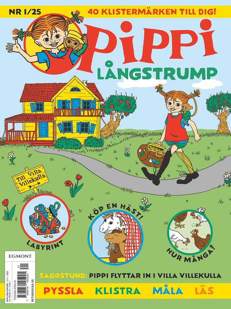 Omslag Pippi nr 1