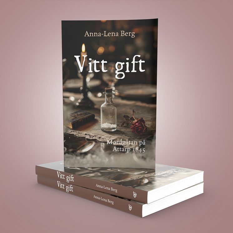 Vitt gift omslag 3D (rosa)