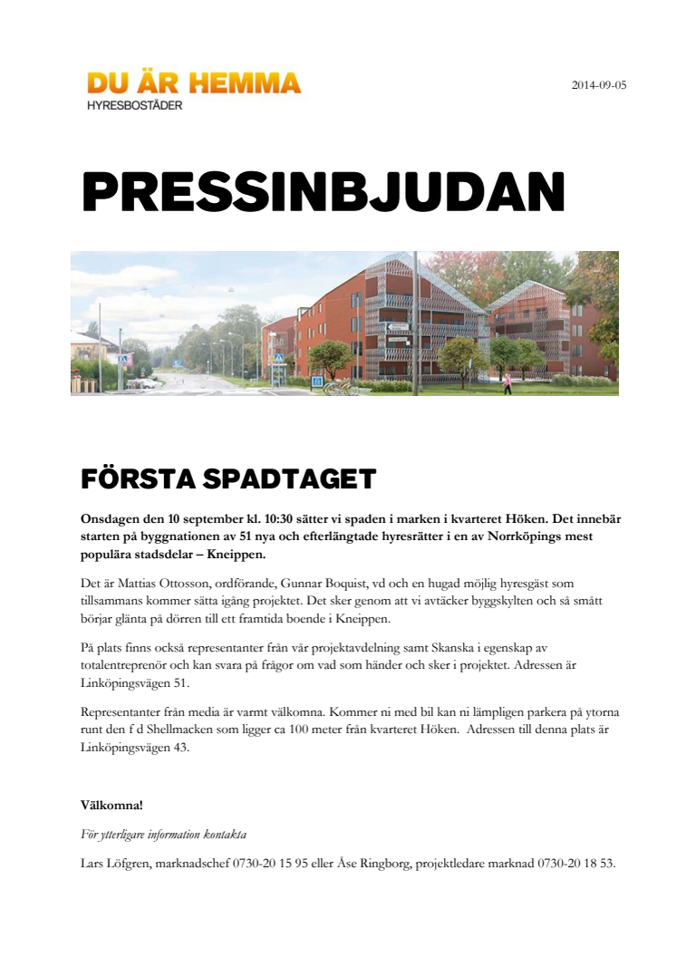 Nu börjar nästa byggprojekt i Kneippen!