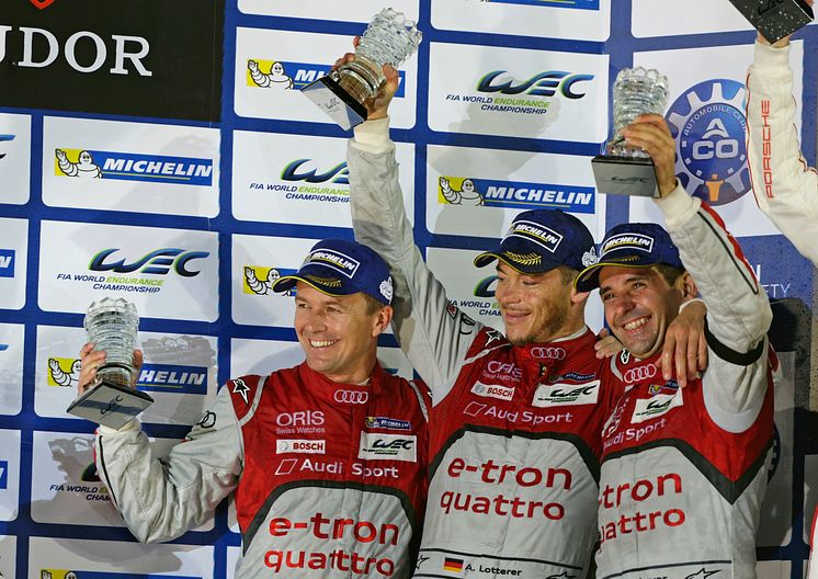 WEC Bahrain 2015 - Marcel Fässler, André Lotterer, Benoît Tréluyer