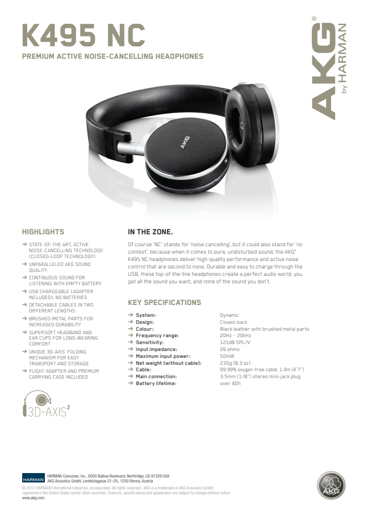 AKG K495 NC