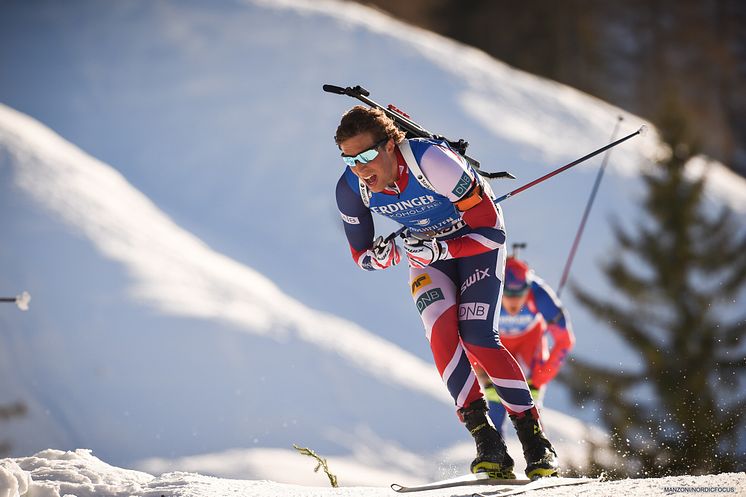 Lars Helge normalprogram VM Hochfilzen 1