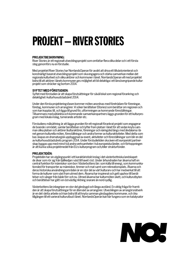 River Stories