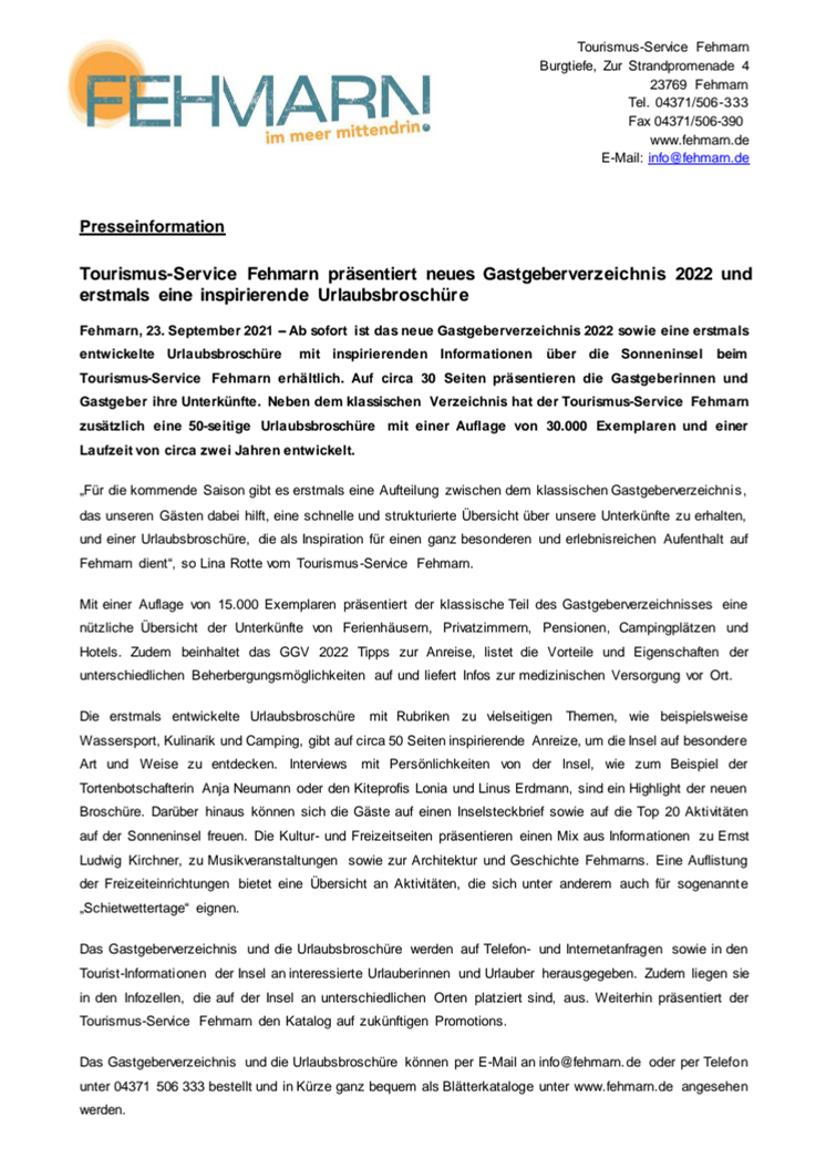 Pressemitteilung_Tourismus-Service Fehmarn_GGV und Urlaubsbroschüre 2022.pdf