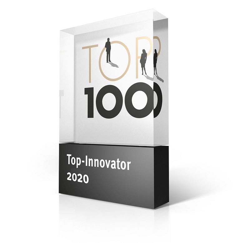 hansgrohe TOP 100 Innovator 2020 trophy