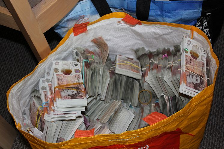 Cash seized in Coventry