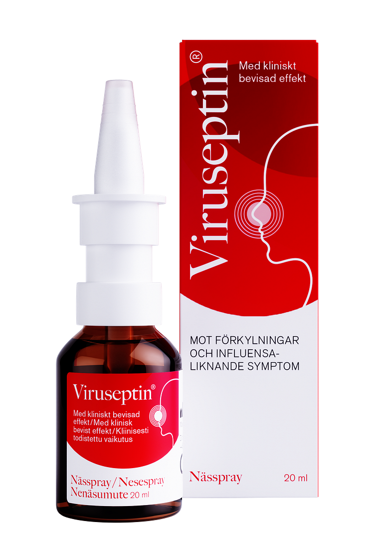 Viruseptin Nässpray + förpackning