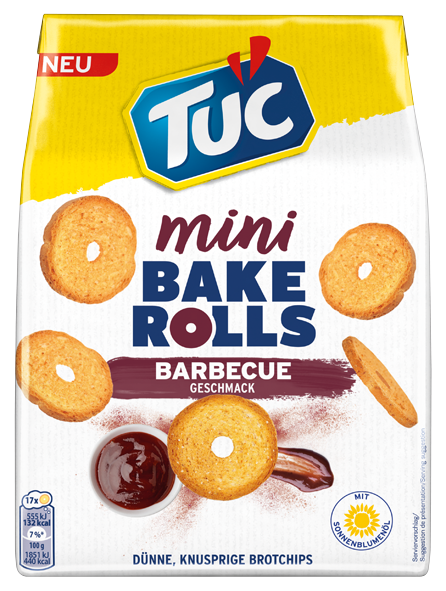 TUC Bake Rolls Mini Barbecue 150g