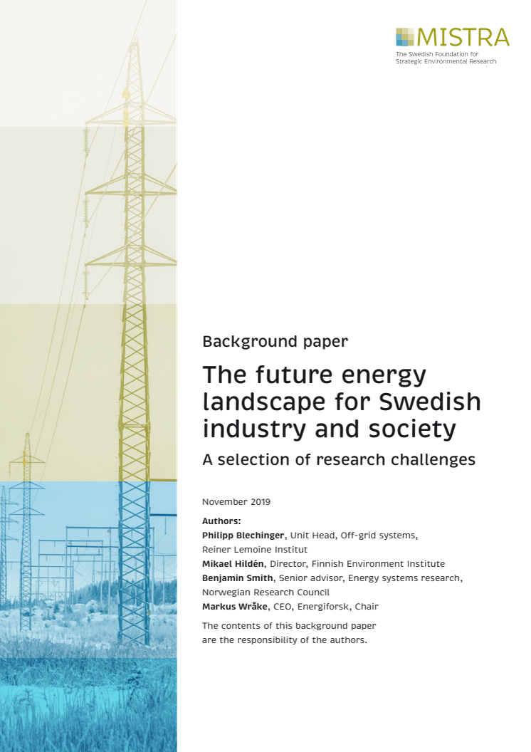 Backgroud Paper Energy Transitions 2020
