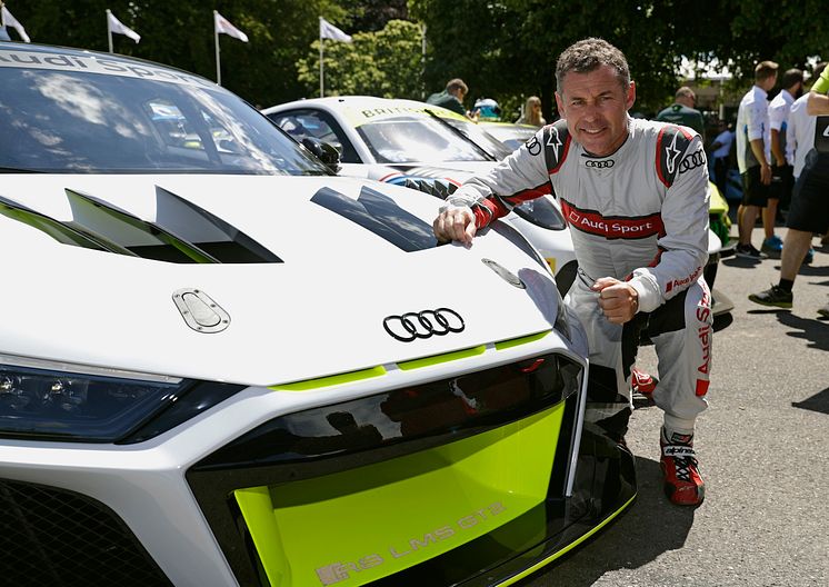 Audi R8 LMS GT2 og Tom Kristensen