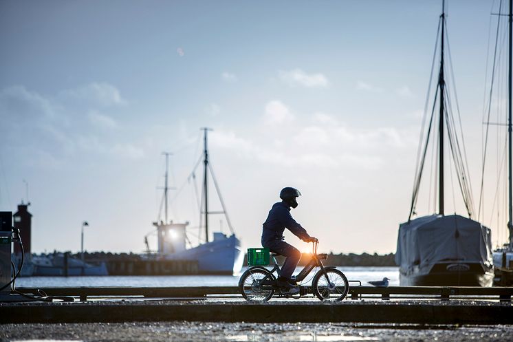 Den grønneste knallert på kajen