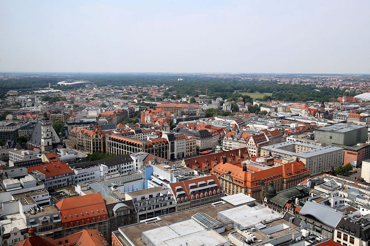 Leipzig - Blick auf die Innenstadt