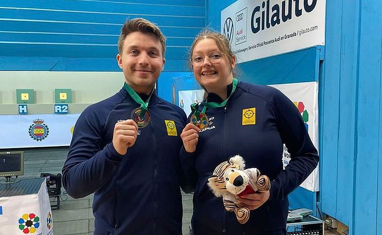 VC-silver i Granada för Isabelle Johansson och Marcus Madsen