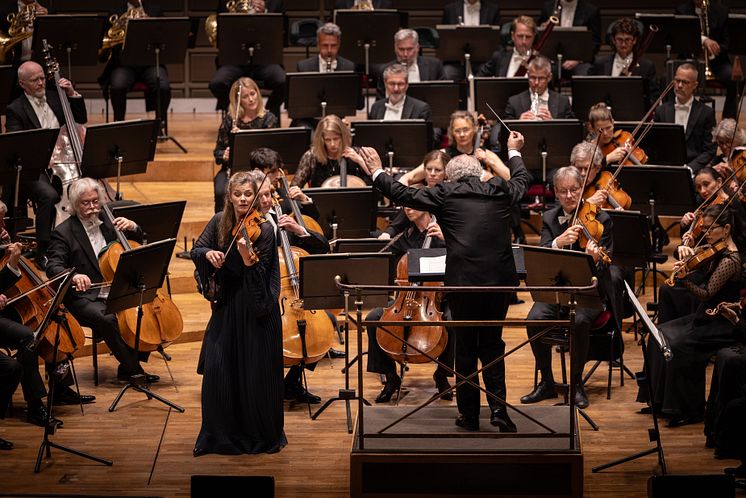 Manfred Honeck och Janine Jansen