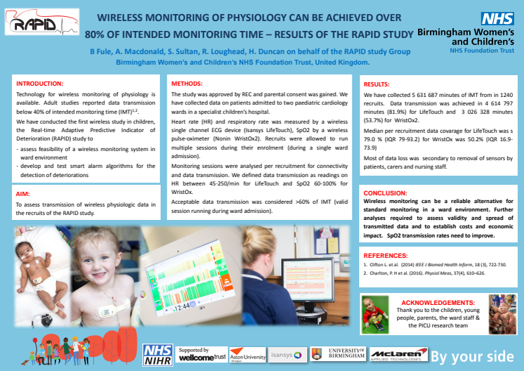Wireless monitoring of physiology can be achieved