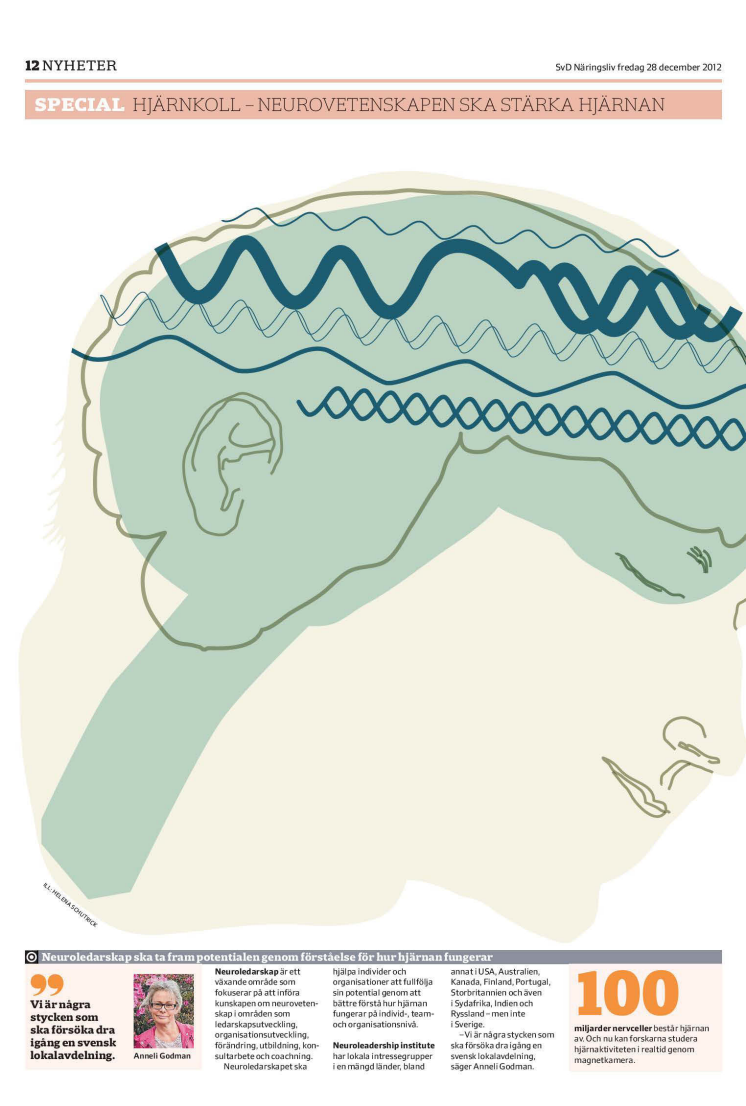 SvD om Neuroledarskap, ASSAR och Anneli Godman