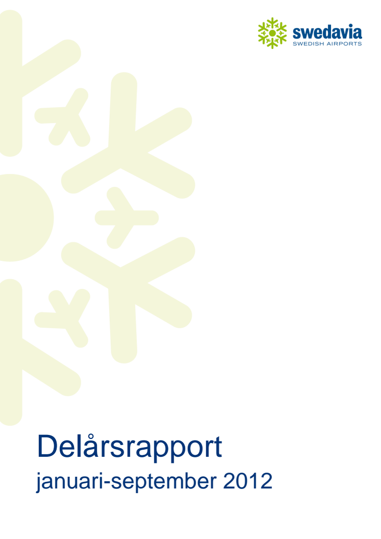 Delårsrapport jan-sep 2012