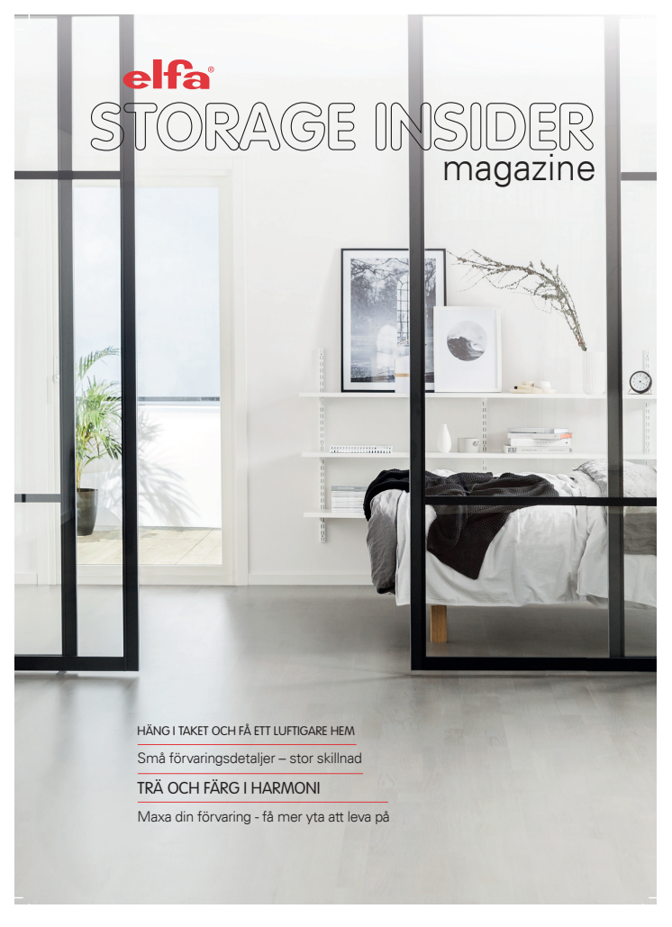 Nytt nummer ute nu! - ​Elfa The Storage Insider magazine