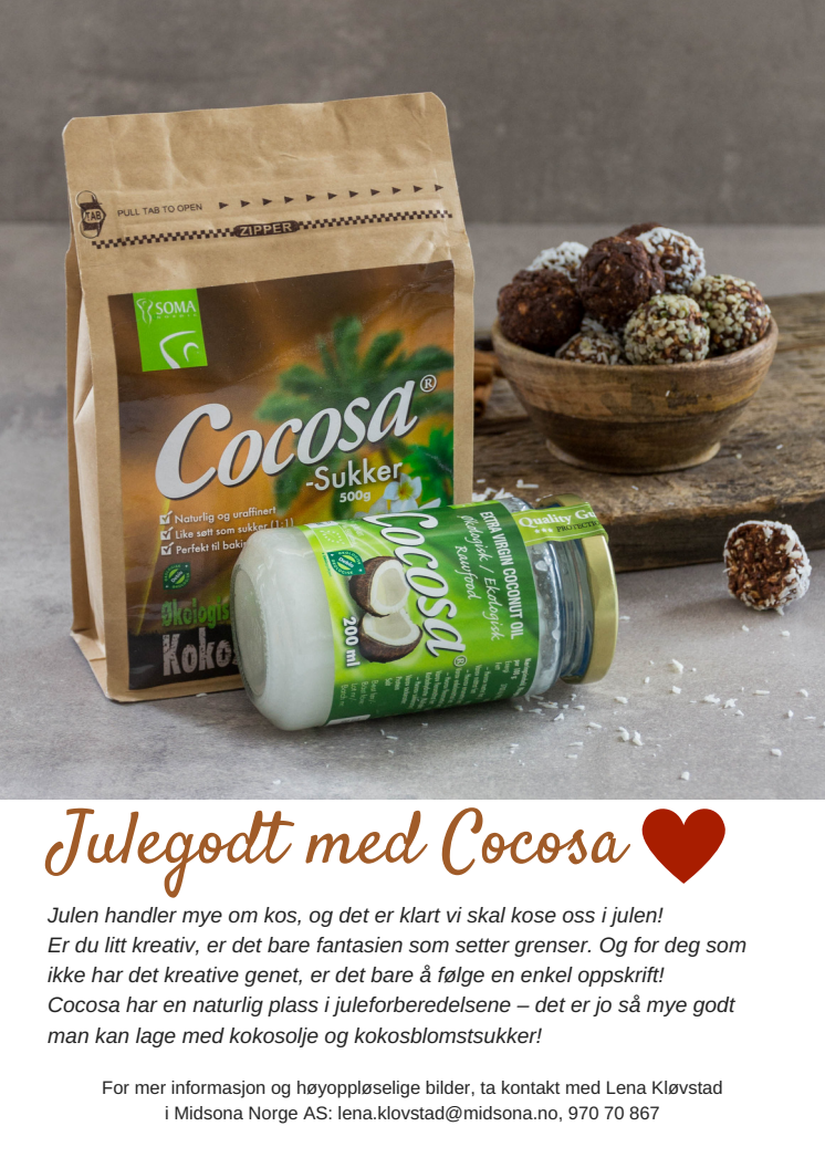 Julegodt med Cocosa