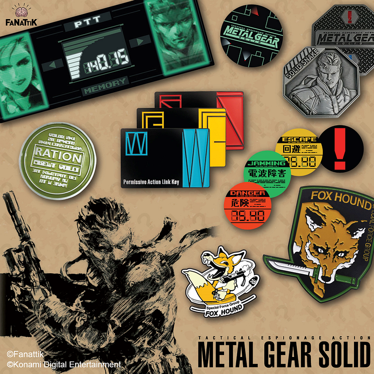Metal Gear Solid Desk Pad & Coaster Set