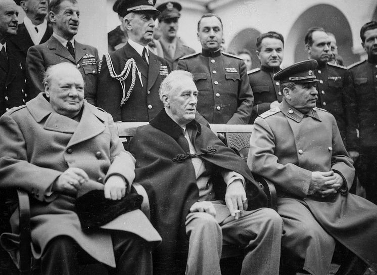 Franklin D. Roosevelt, på Jaltakonferensen