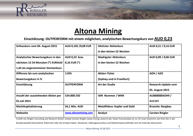 Ringler Research_Altona Mining_German_05.08.2015