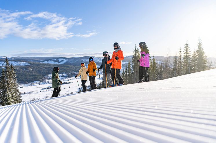 Morgonskidåkning i Trysil